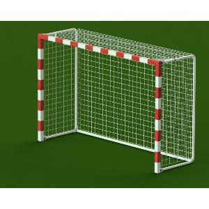 Ворота гандбол - минифутбол 3x2x1 алюминий 80х80 свободностоящие